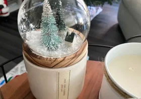 Snow Globe Candle